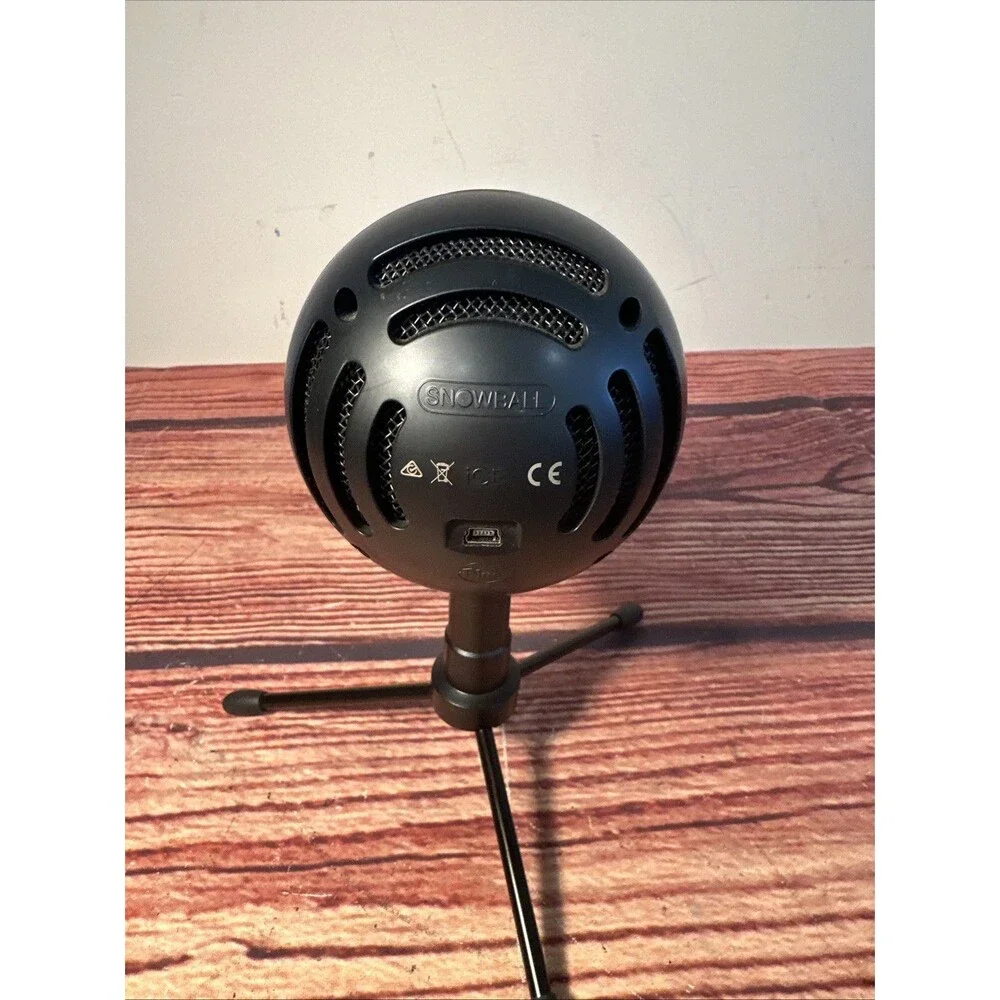 Blue Snowball ICE USB Microphone for Recording & Streaming on PC & Mac - Black